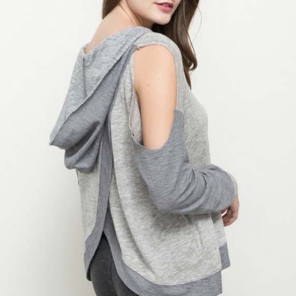 Cold Shoulder Sweatshirt - Picture 3 of 3